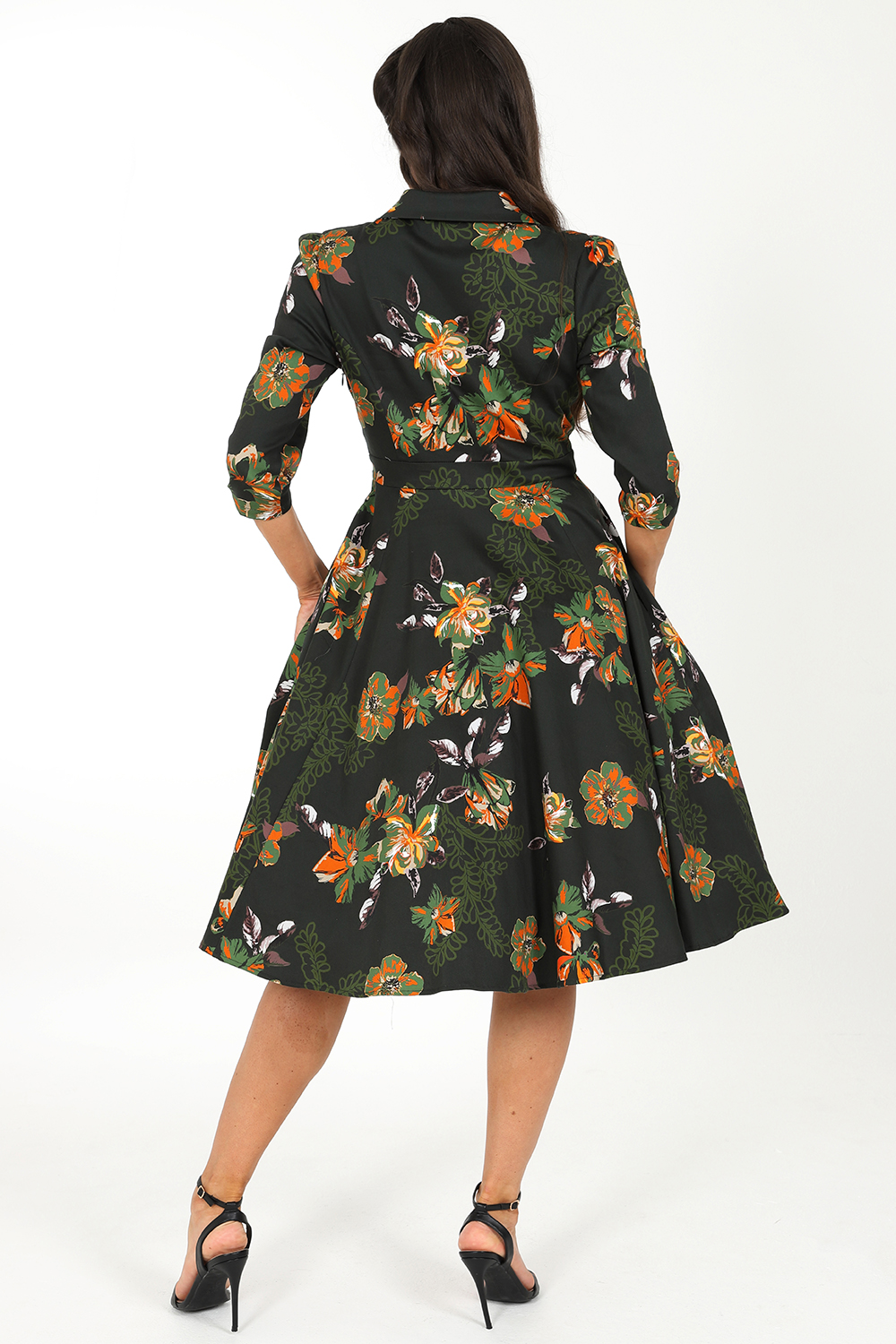 Gina Floral Swing Dress